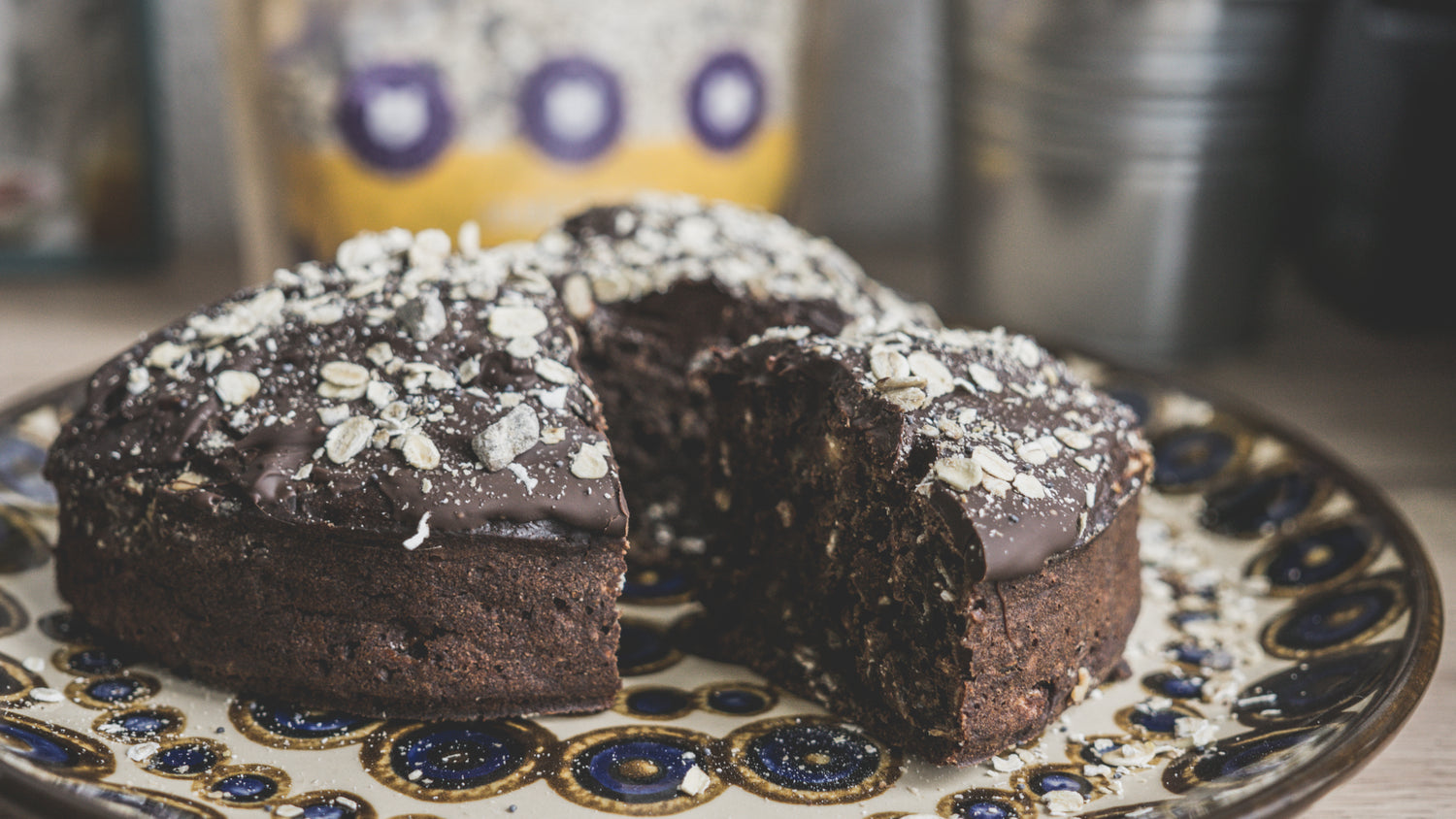 Einfacher Schoko Bananenkuchen zuckerarm