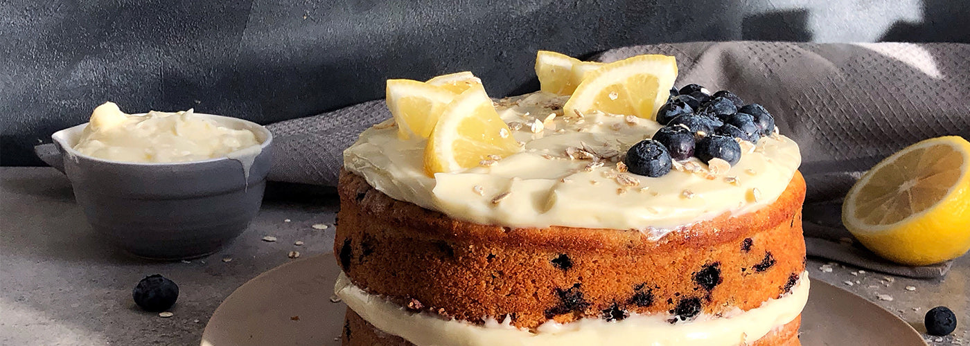 Fruchtig-Frischer Frühling: Zitronen-Blaubeer Kuchen